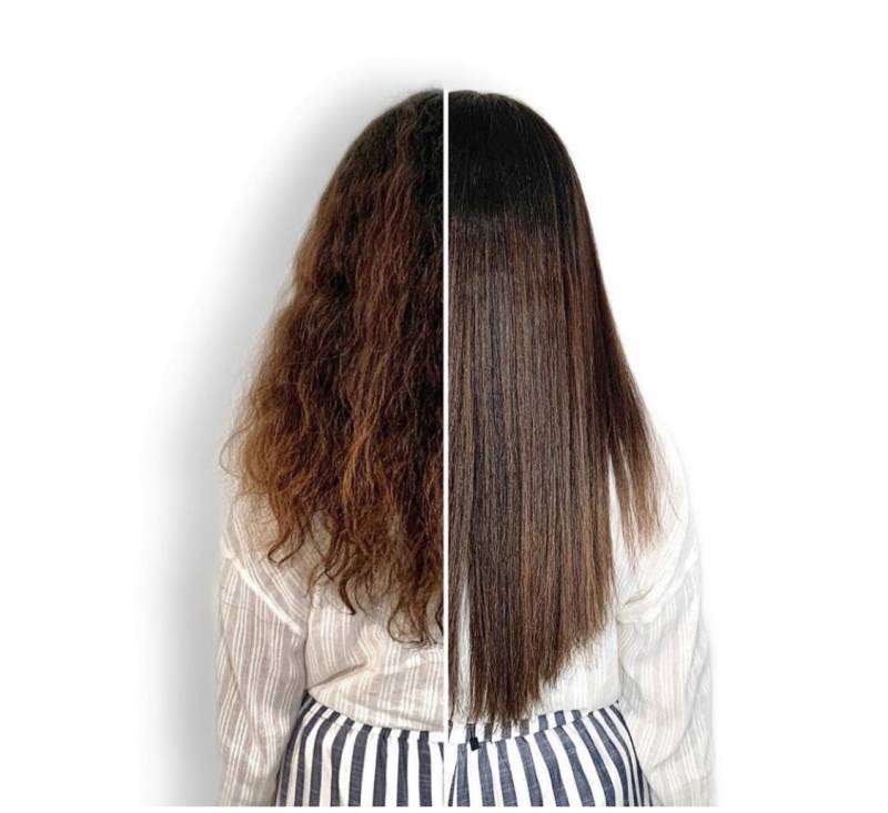 Lissage au tanin bio Enzymotherapy coiffeuse spécialisée Pessac 