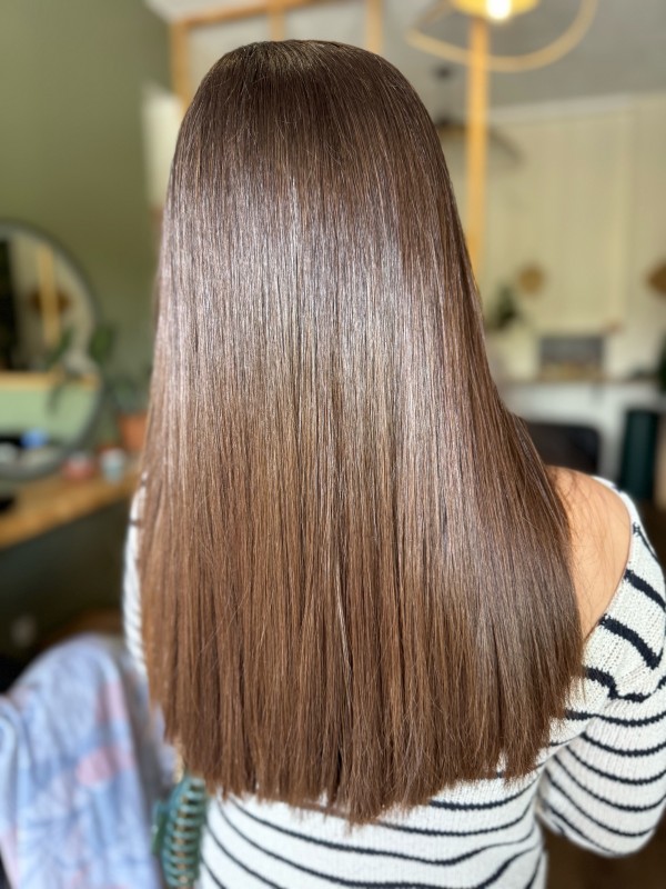 soin disciplinant botox légèrement lissant salon de coiffure Salleboeuf proche Bordeaux